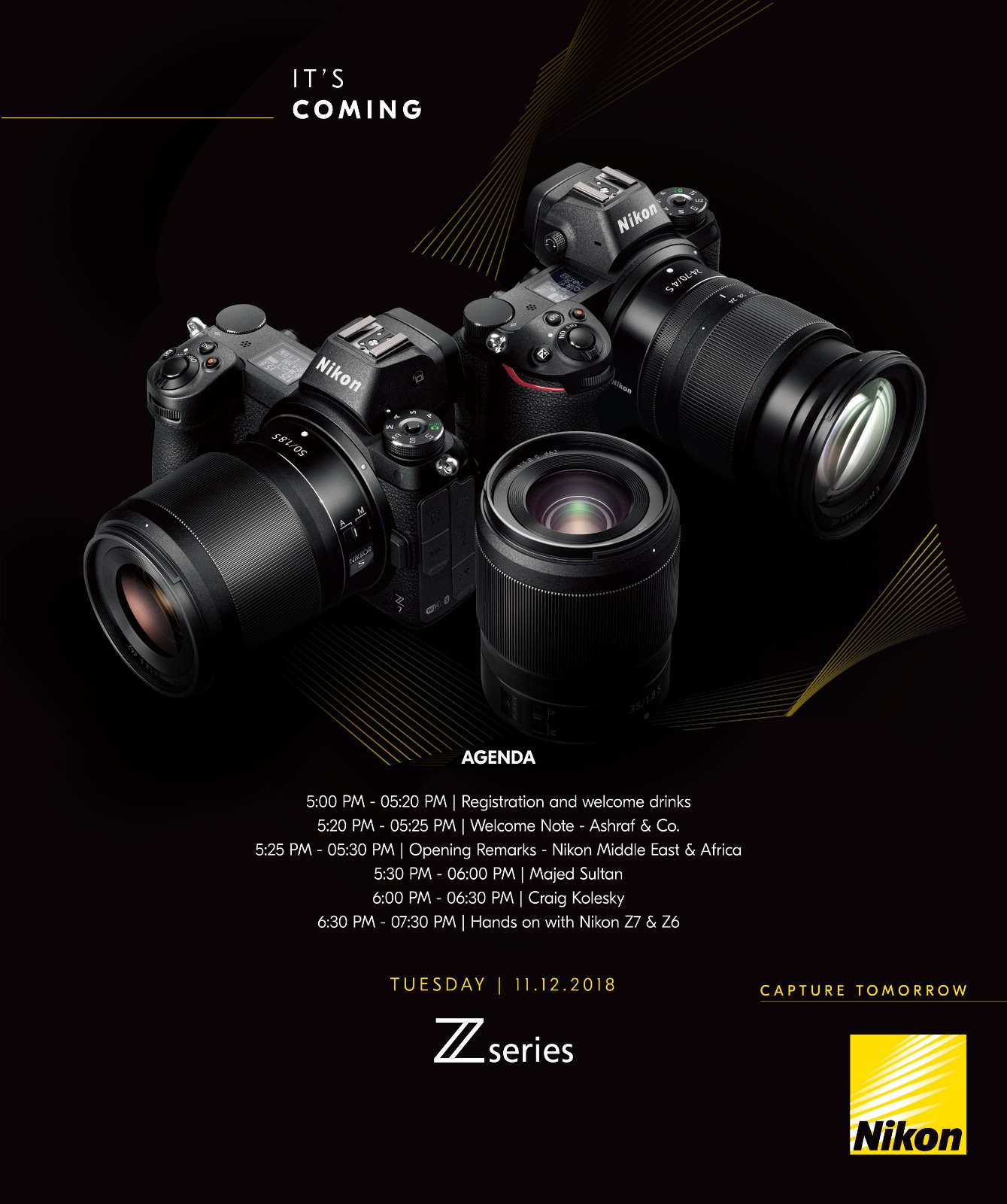 Lunching the new Nikon cameras in Kuwait